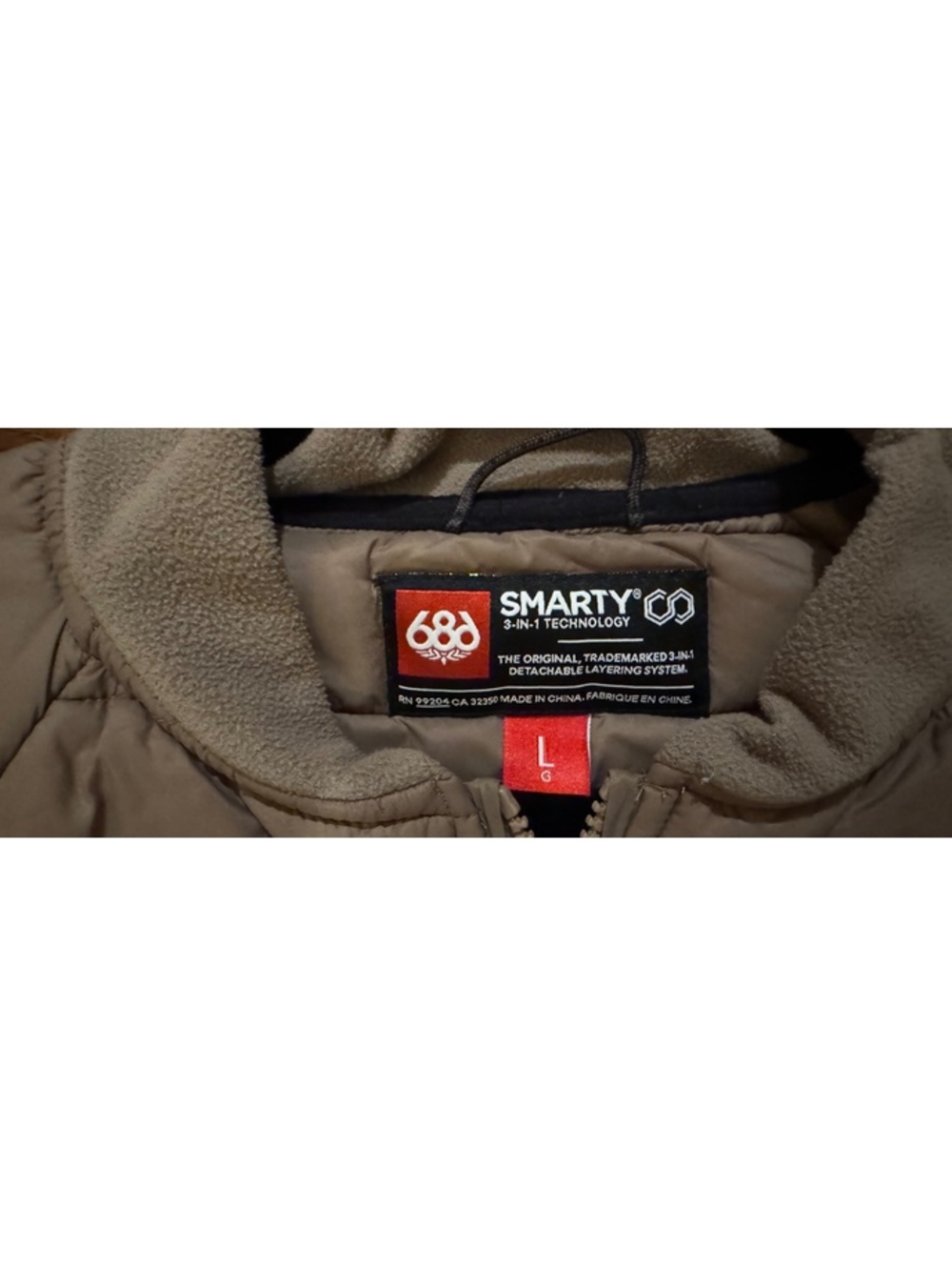 686 Smarty Men’s Thermal Puffer Jacket Large - Picture 3 of 5